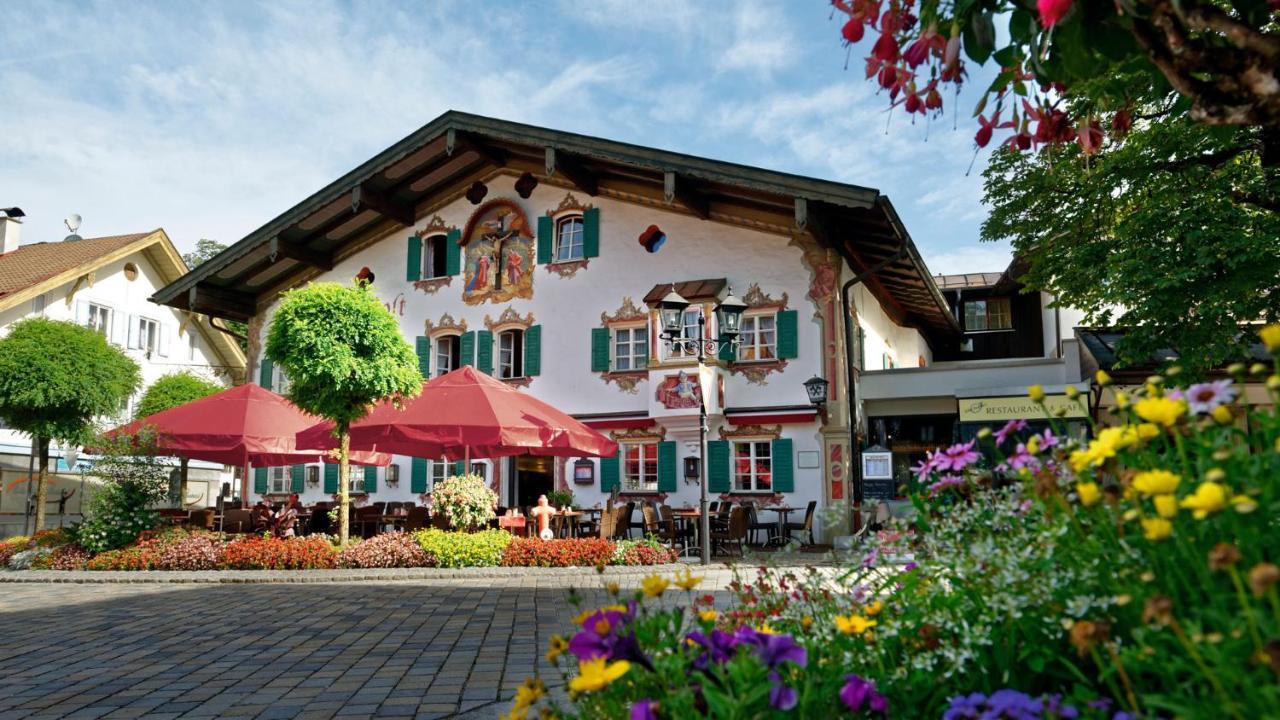 Hotel Alte Post Oberammergau Bagian luar foto